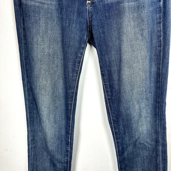 Paige Jimmy Jimmy Skinny Low Rise Jeans Blue Medium Wash Cotton Blend Size 26 - Picture 5 of 12
